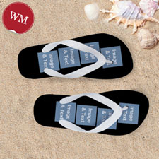 Create My Own Personalised Flip Flops Eight Image, Women's Medium