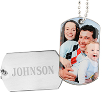 Personalised Picture Perfect Photo Dog Tag Pendant