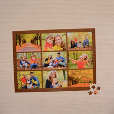 Chocolate Nine Collage 18 X 24 Photo Puzzle