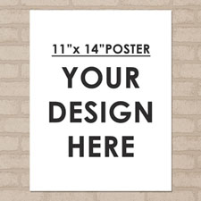 Photo Poster Print Single Image 11X14