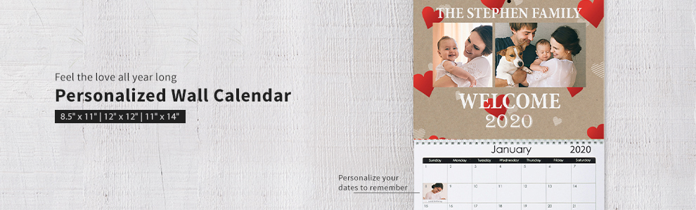 Personalised Photo Wall Calendars