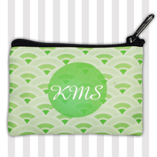 Lime Fan Personalised Coin Purse