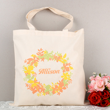 Elegant Wedding Flower Personalised Tote Bag
