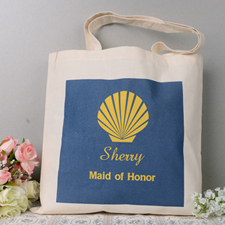 Seashell Wedding Personalised Tote Bag