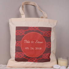 Personalised The Knot Tote Bag