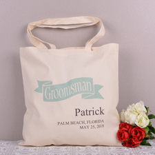 Personalised Wedding Tote For Groomsman Tote Bag