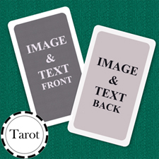 Tarot Size Custom Cards (Blank Cards) White Border