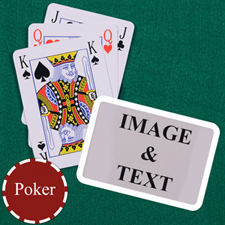 Poker Bridge Style White Border Landscape Playing Cards
