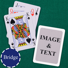 Bridge Size Playing Cards Bridge Style White Border