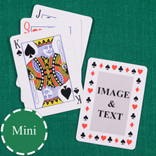 Mini Size Playing Cards Classic Transparent Standard Index_Copy