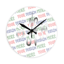 Custom Acrylic Clock With Monogrammed