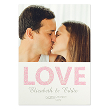 Personalised Love You Save The Date Cards