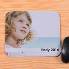 Personalised Image And Text Transparent Stripe Mouse Pad