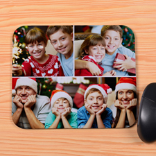 Personalised 3 Collage Mouse Pad