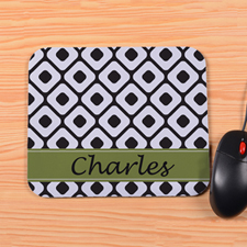 Personalised Forest Diamond Mouse Pad
