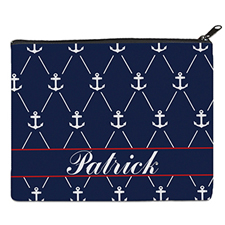 Print Your Own Navy White Anchor Bag 8