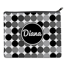 Print Your Own Black And Grey Large Dots Bag 8