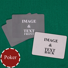 Poker Landscape Custom Cards (Blank Cards) Playing Cards
