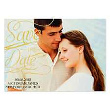 Personalised Gold Glitter favourite Date Save The Date Invitation Cards