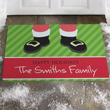 Create Your Own Santa, Happy Holidays Door Mat