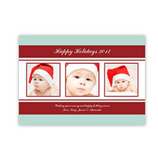 Personalised Holiday Charms Snow Christmas Party Invitation Cards