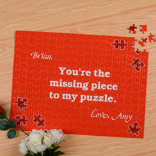 Missing Piece Personalised Puzzle 12