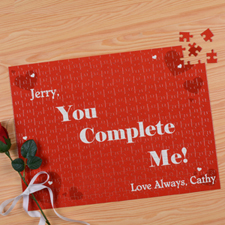You Complete Me Personalised Puzzle 12