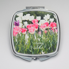 Personalised Photography Compact Make Up Mirror