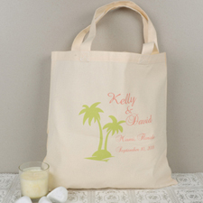 Personalised Palm Tree Tote Bag