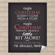 Personalised Christmas Poster Print, Small 8.5