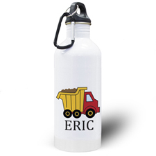 Personalised Photo Truck Water Bottle