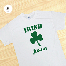 Personalised Irish, White T Shirt