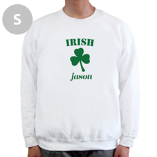 Design Your Own Irish, White Sweatshirt