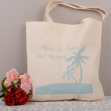 Create Your Own Tropical Palm Tote Bag