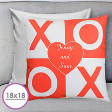 Xoxo Personalised Large Cushion 18