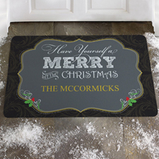 Create Your Own Merry Little Christmas Door Mat