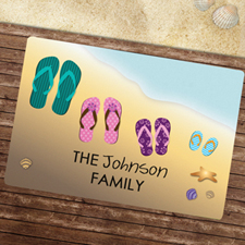 Create Your Own Summer Family Door Mat