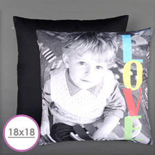 Love Personalised Photo Large Cushion 18
