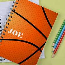 Personalised Basketball Notebook