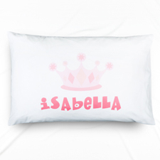 Little Queen Personalised Name Pillowcase