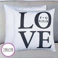 Love Personalised Large Cushion 18