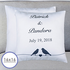 Wedding Couple Personalised Pillow Cushion Cover 16