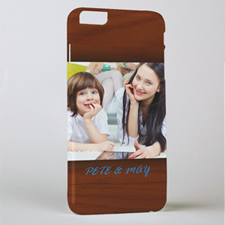 Framed In Wood Personalised Photo iPhone 6+ Mobile Case