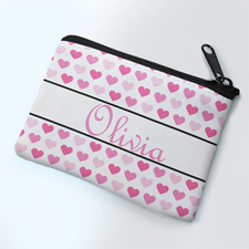 Many Hearts Personalised Coin Purse