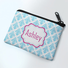 Sky Vintage Personalised Coin Purse