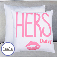 Her Personalised Pillow Cushion Cover 16