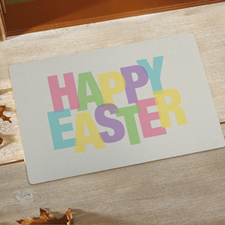 Happy Easter Personalised Doormat