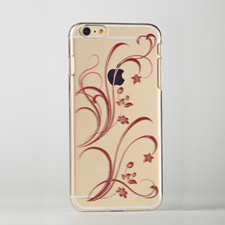 Floral Custom Raised 3D iPhone 6 Plus Case