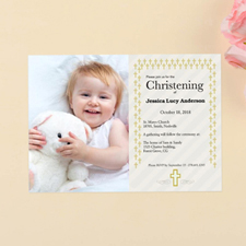 Christening Personalised First Communion Invitation Cards