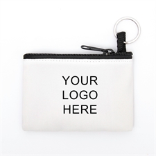 Personalised Business Promotional Coin Purse W/Keyring 3.5